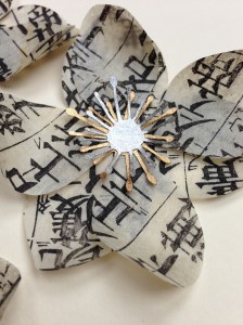 Japanese Anemones paper art